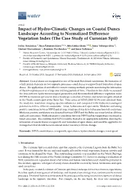 Impact of Hydro-Climatic Changes on Coastal Dunes Landscape According to Normalized Diﬀerence Vegetation Index (The Case Study of Curonian Spit)