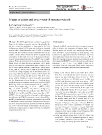 Masses of Scalar and Axial-Vector B Mesons Revisited