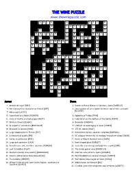 The Wine Puzzle