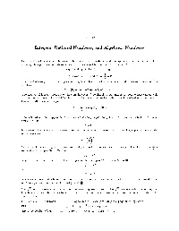 Integers, Rational Numbers, and Algebraic Numbers