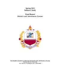 Robotics and Autonomous Systems