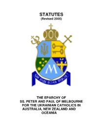 STATUTES (Revised 2005)