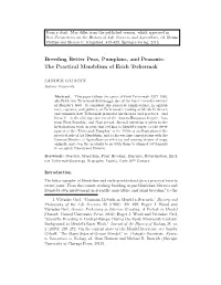 The Practical Mendelism of Erich Tschermak