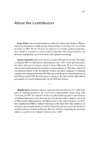 About the Contributors