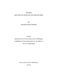 (GIGI) FENSTER a Thesis Submitted to the Victoria University