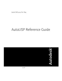 Autolisp Reference Guide