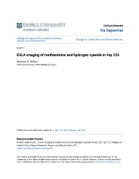 EVLA Imaging of Methanimine and Hydrogen Cyanide in Arp 220