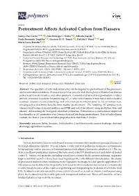 Pretreatment Affects Activated Carbon from Piassava