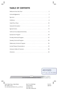 Table of Contents