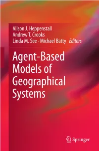 Agent-Based Models of Geographical Systems