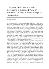 Developing a Balanced View of Blackball '08 from a Wider Range Of