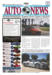 Hyundai's Veloster N Brand a Value Based Performance Car with Lots Of