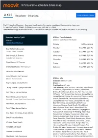 X75 Bus Time Schedule & Line Route