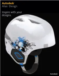 Autodesk® Alias® Design Inspire with Your Designs