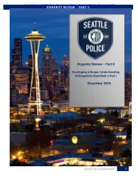 Disparity Review – Part II December 2019