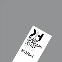 Hagop Kevorkian Center 2013/2014 Review