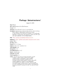 Package 'Datastructures'