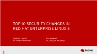Security Capabilities of Red Hat Enterprise Linux 8
