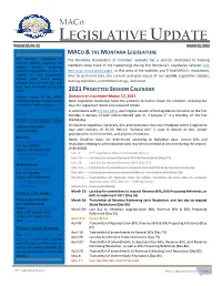 Legislative Update Volume 26, No