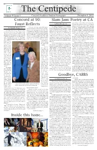 Slam Jam: Poetry at CA Concord at 90