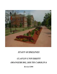 Staff Guidelines