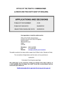 Applications and Decisions