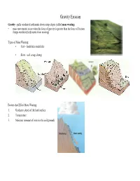 Gravity Erosion