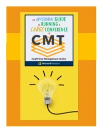 Guide for Large Conference