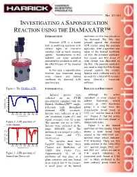 Investigating a Saponification Reaction Using the Diamaxatr™