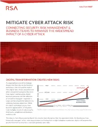 Mitigate Cyber Attack Risk Solution Brief