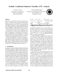 Scalable Conditional Induction Variables (CIV) Analysis