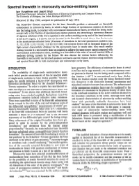Spectral Linewidth in Microcavity Surface-Emitting Lasers