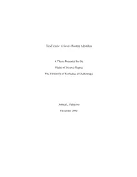 A Secure Routing Algorithm