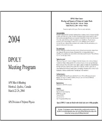 DPOLY 2004 Booklet