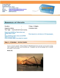 Essence of Kerala