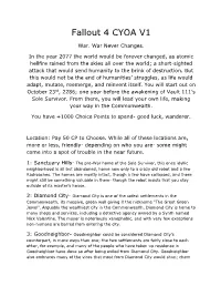 Fallout 4 CYOA V1