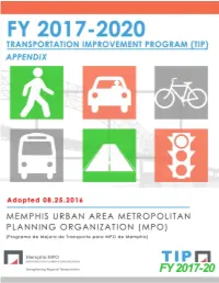 FY 2017-20 TIP Appendix