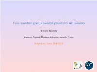 Loop Quantum Gravity, Twisted Geometries and Twistors