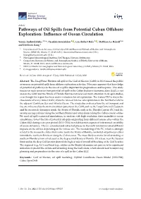 Pathways of Oil Spills from Potential Cuban Offshore Exploration
