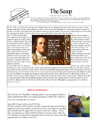 The Scoop Volume XV, Issue 11, December , 2002