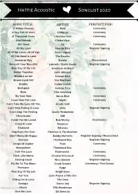 View Song List