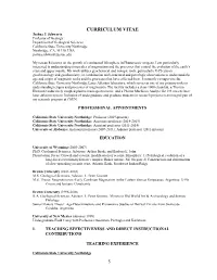 CURRICULUM VITAE Joshua J