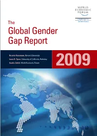 Global Gender Gap Report Global Gender Gap Report