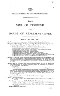 I'' Votes and Proceedings