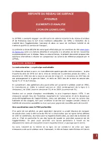 Refonte Du Reseau De Surface Atoubus Elements D’Analyse Lyon En Lignes.Org