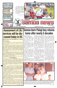 Samoa-Born Palagi Boy Returns Home After Nearly 5