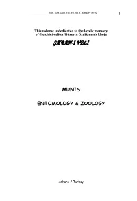 Scope: Munis Entomology & Zoology Publishes a Wide Variety of Papers