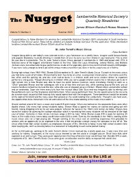 The Nugget Quarterly Newsletter
