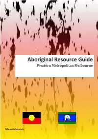 Aboriginal Resource Guide