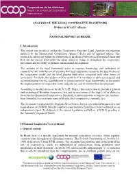 Legal Framework Analysis